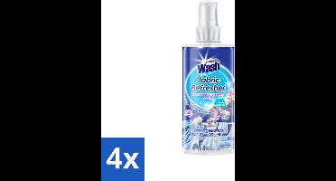 At Home - Wash - Textielverfrisser - Fresh Cotton - Neutraliseert Onaangename Geuren - 300 ml - Voordeelverpakking - 4 stuks