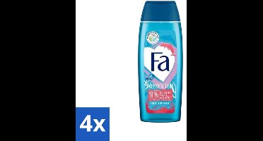 Fa - Douchegel - Zeeliefde Energie - Verfrissend & Verkwikkend - Verzorgend - 250 ml - Voordeelverpakking - 4 stuks