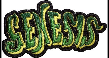 Genesis - Classic Logo Patch - Groen/Zwart