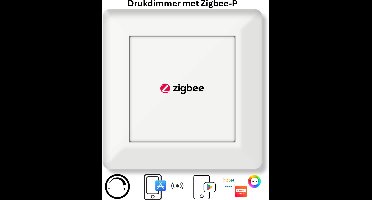Freelux Drukknop | Zigbee 3.0 | Led Dimmer | 230VAC - 250VA/1,1A | Zuiver wit glans