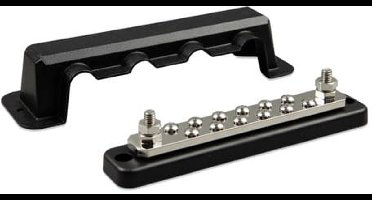 Victron DC Verdeelrail 250A 2P met 6 schroeven + ABS kap | VBB125020620