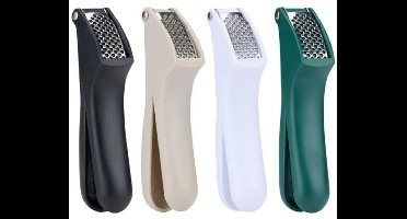 Knoflookpers RVS met ergonomisch handvat, kunststof, 16 cm, eenvoudig schoon te maken