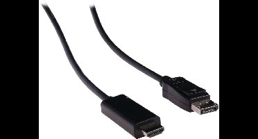 S-Impuls DisplayPort 1.1 naar HDMI 1.3 kabel (Full HD 1080p) / zwart - 7,5 meter