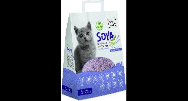 Mpets Soya Organic Cat Litter - Kattenbakvulling - 10 l Lavendel