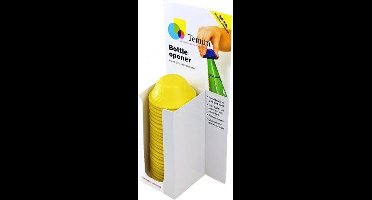 Anti-slip flesopener - flesopener geel display 25 st - Able2