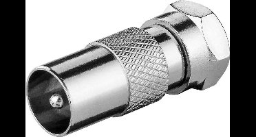 S-Impuls F (m) - Coax IEC (m) adapter