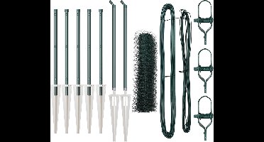 vidaXL - Hekpaal. - Groen