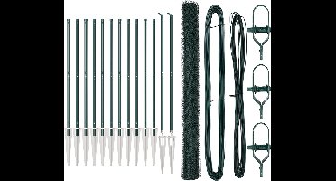 vidaXL - Hekpaal. - Groen