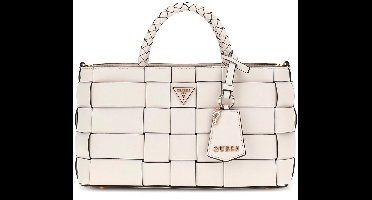 GUESS Schoudertas Maylee Girlfriend Satchel Cream White Crème