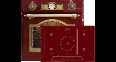 Kaiser - Inbouwoven - EH 6355 RotEm - inductiekookplaat - KCT 7797 FI RotEm - 1-voudige telescoopgeleider - elektrische inbouwoven - zelfvoorzienend - 60cm - 67L - 8 functies