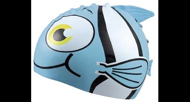 Beco kinder badmuts Siliconen - Dierenmotief blauw