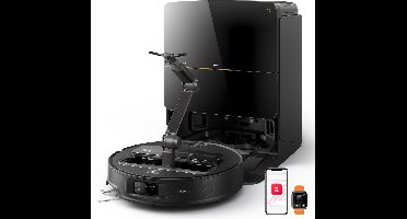 Roborock Saros Z70 – Robotstofzuiger en dweilrobot – Met OmniGrip-arm – 22.000 Pa – Aangedreven door AI – 7,98 cm ultradun – FlexiArm Riser – Tech AdaptiLift-chassis – Vermijdt obstakels – Multifunctioneel dock 4.0