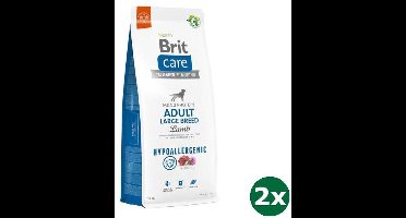 2x12 kg Brit care hypoallergenic adult large breed hondenvoer
