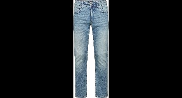 Petrol Industries - Heren Straight Fit Jeans Starling Kalispell - 50% organic cotton - Vintage wash - Blauw - Maat W38L36