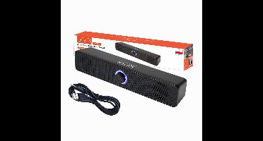 Mini soundbar - Zenwire - BT-S057 - AUX-USB 3.0/2.0 - Mini Jack 3,5 mm - Speaker - Soundbar voor Tv - Subwoofer - Compatibel met Windows, Mac, Android, iOS, Linux