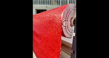 Bulgommes bedrukt tafelkleed met pailletten - per meter