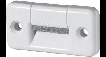 Bandgeleider kunststof rechthoekig met borstel inzet