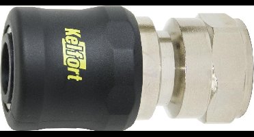 Veiligheidsluchtkoppeling met slangtule past op Euro binnendraads 1/2 1526358