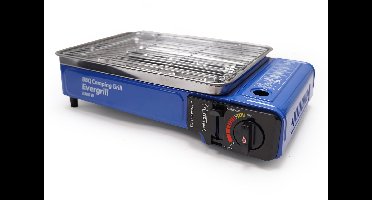 Eurocatch Butaangas Camping Grill Evergrill - Gas Barbecue - Camping Kooktoestel - Tafelgrill - Tafelbarbecue - Noodpakket