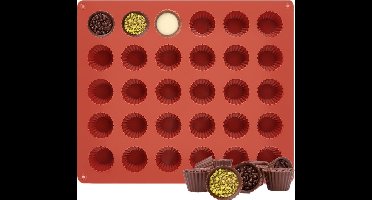 Boraboi ® Siliconen Chocoladevorm met 30 Holtes voor Diverse Creatieve Toepassingen