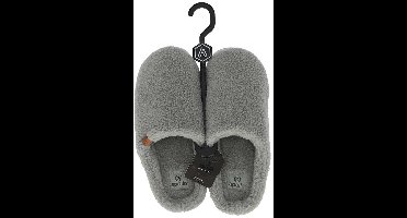 Apollo Warme teddy heren slippers - Heren pantoffels met stevige zool - Wollen slippers - 44 - Bruin