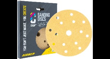 CROP Gold Schuurschijf 150mm korrel 1200 - 10 stuks