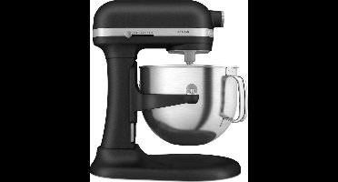 KitchenAid keukenmachine - Artisan - In hoogte verstelbare kom - 375 W - 11 snelheden - 3 RVS accessoires - 6,6L - Zwart