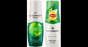 Soda Stream - Syrop voor Sodastream - Mojito en Lipton Green Tea - 2x440ml