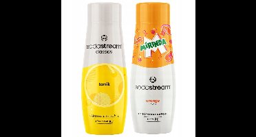Soda Stream - Set van Concentraten - Tonic en Mirinda - Zonder Aspartaam - Milieuvriendelijk