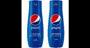 SodaStream - Pepsi Concentraten Set - 2 x 440ml - Milieuvriendelijke Keuze
