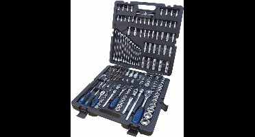 KS Tools CHROMEplus Ratelsleutel-. doppen- en bitset 216-delig 18.0216