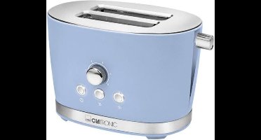Clatronic TA 3690 - Broodrooster - 2 sleuven - 850 W -Retro Blauw