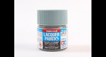 Tamiya Hobbyverf Enamel verf - LP-37 Light Ghost Grey - Matt - Lacquer Paint - Verf potje - 10 ml