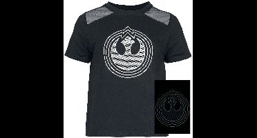 Star Wars Rebel Logo Dames T-shirt - zwart - M