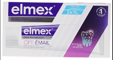 Elmex Opti-émail Tandpasta met Hoge Weerstand Set van 2 x 75 ml