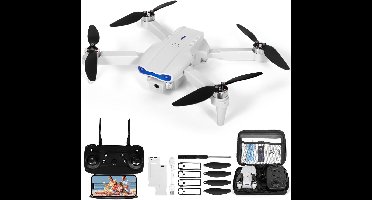 Drone met Camera - Mini Drones voor Volwassenen - Buiten - Wit