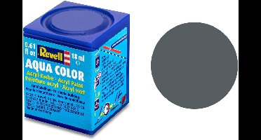 Revell Hobbyverf Acrylverf - Aqua #77 Dust Grey - Matt - RAL7012 - Acryl - Verf potje - 18 ml