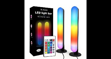 USB LED Light Bar – RGB Kleur Veranderende TV Backlight – Muziek Ritme Sfeerverlichting met Afstandsbediening – Symphony Ambient Lichtstrip – Pick-Up Lamp Decor voor Woonkamer & Game Setup