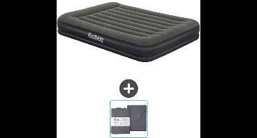 Bestway luchtbed - 2-Persoons - 152 x 203 x 36 cm - Groen - Inclusief en Hoeslaken
