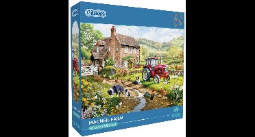 Gibsons - Macneil Farm (door Richard Macneil) - 1000 stukjes 68×49cm (b×h) - Legpuzzel voor volwassenen