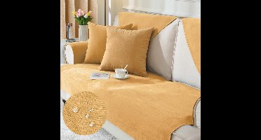 Boraboi® Universele Waterdichte Bankhoes voor Diverse Zitbanken met Antislip Design, Geel, 70 x 120 cm