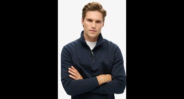 Superdry - Tech sweatshirt met halve rits en losse pasvorm - Heren - Truien