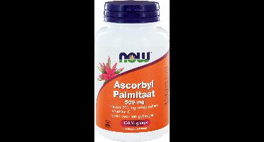 Now Foods - Ascorbyl Palmitaat 500 mg - Vetoplosbare Vorm van Vitamine C - 100 Vegicaps
