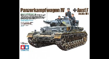 Tamiya Modelbouwpakket Militaire voertuigen - 35374 German Panzerkampfwagen Battle Tank IV F L24/75mm Plastic - 1:35 - Modelbouw