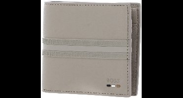 BOSS Portemonnee Ray 4 CC Coin Wallet Dark Beige Kaki