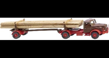 Wiking 039013 H0 Vrachtwagen Henschel Lange houttransporteur