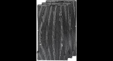 Zonnepaneel - Zonnepanelen met stekker - Zonnepaneel camper - Zonnepanelen plat dak - Zonnepanelen - 300W - Hoogwaardige ETFE Flexibele Zonnepaneel Monokristallijn Kit - voor 12V Acculader - Off-Grid Power Camping