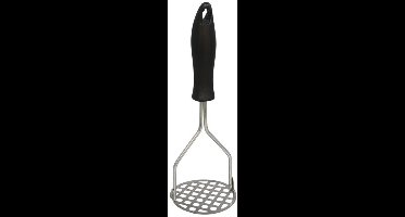 Gerimport Aardappelstamper/pureestamper - kunststof/metaal - keuken gerei - 23 cm