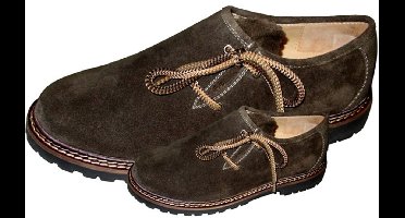 Oktoberfest "Haferl" Schoenen - Leder - Bruin - Maat 47