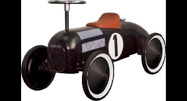 Goki Retro Loopauto Zwart